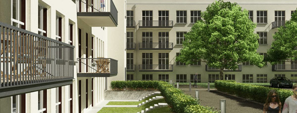 denkmalgeschuetzte Loftwohnungen in ehemaligen Westteil Berlins