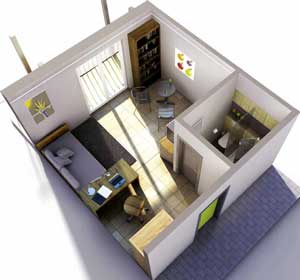 Visualisierung Appartment