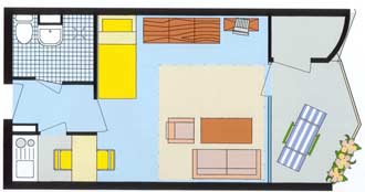 Grundriss vergrössern - Seniorenwohnung Köln