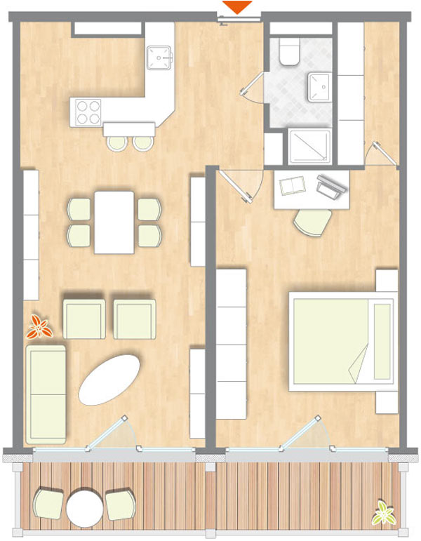 Studentenwohnung  WG-tauglich ?